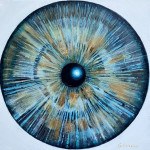 Eye number 4 - 30 x 30 Acrylics on Canvas - price 85,- Euro