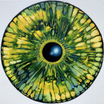 Eye number 5 - 30 x 30 Acrylics on Canvas - price 95,- Euro