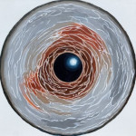 Eye number 6 - 30 x 30 Acrylics on Canvas - price 85,- Euro