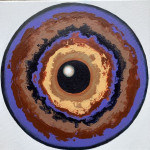 Eye number 8 - 30 x 30 Acrylics on Canvas - price 65,- Euro